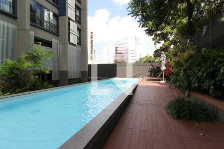 Área comum - Piscina de apartamento para alugar com 1 quarto, 41m² em Indianópolis, São Paulo