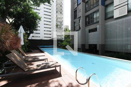Apartamento para alugar com 41m², 1 quarto e 1 vaga Apartamento para alugar com 41m², 1 quarto e 1 vagaÁrea comum - Piscina