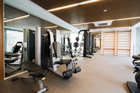Apartamento para alugar com 41m², 1 quarto e 1 vaga Apartamento para alugar com 41m², 1 quarto e 1 vagaÁrea comum - Academia