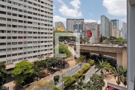 Vista de kitnet/studio para alugar com 1 quarto, 21m² em Bela Vista, São Paulo