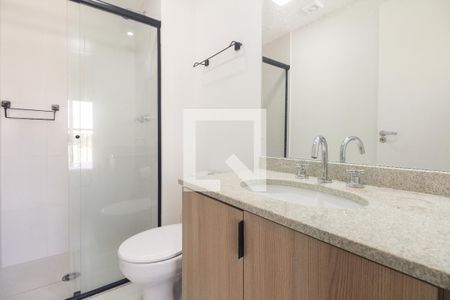Banheiro Social de kitnet/studio à venda com 1 quarto, 24m² em Cidade Mãe do Céu, São Paulo