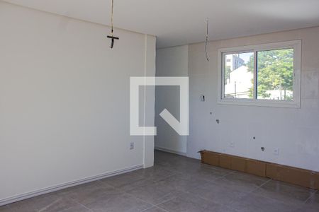 Sala/Cozinha de apartamento à venda com 2 quartos, 54m² em Nossa Senhora das Gracas, Canoas