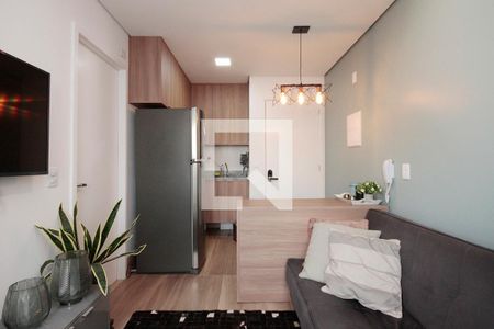 Sala de apartamento para alugar com 1 quarto, 28m² em Bela Vista, São Paulo