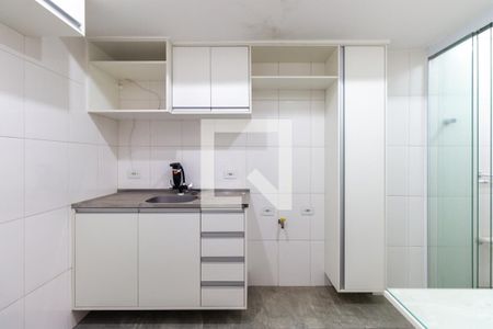 Cozinha de apartamento para alugar com 1 quarto, 40m² em Bela Vista, São Paulo