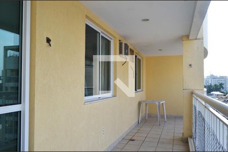 Varanda da Sala de apartamento à venda com 3 quartos, 171m² em Taquara, Rio de Janeiro
