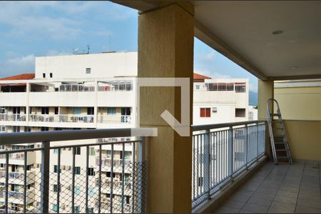 Varanda da Sala de apartamento à venda com 3 quartos, 171m² em Taquara, Rio de Janeiro