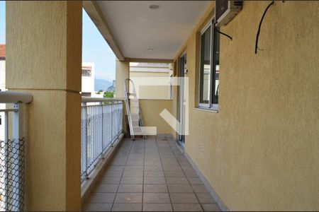 Varanda da Sala de apartamento à venda com 3 quartos, 171m² em Taquara, Rio de Janeiro