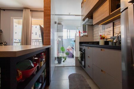 Cozinha de apartamento à venda com 2 quartos, 49m² em Jardim Parque Morumbi, São Paulo
