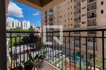Varanda da Sala de apartamento à venda com 2 quartos, 49m² em Jardim Parque Morumbi, São Paulo