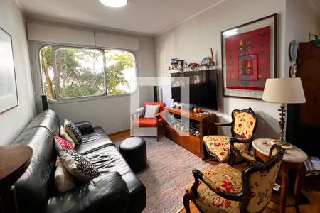 Sala de apartamento à venda com 3 quartos, 85m² em Moema, São Paulo