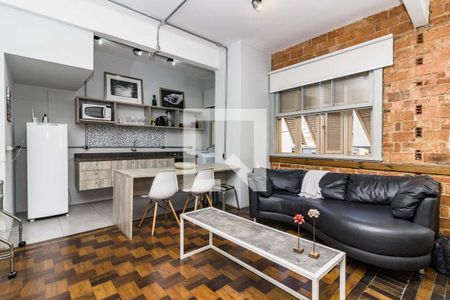Sala/Quarto de kitnet/studio à venda com 1 quarto, 37m² em Centro Histórico, Porto Alegre