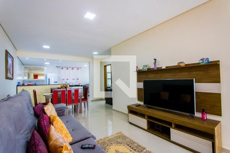 Sala de casa à venda com 6 quartos, 312m² em Vila Guarani, Santo André