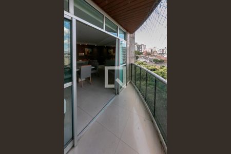 Varanda da Sala de apartamento à venda com 5 quartos, 220m² em Eldorado, Contagem