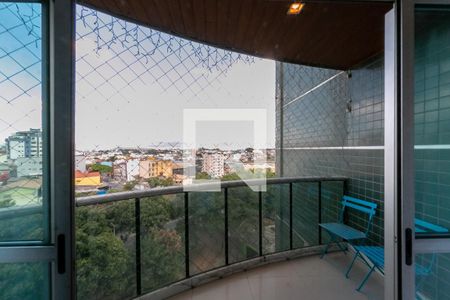 Varanda da Sala de apartamento à venda com 5 quartos, 220m² em Eldorado, Contagem