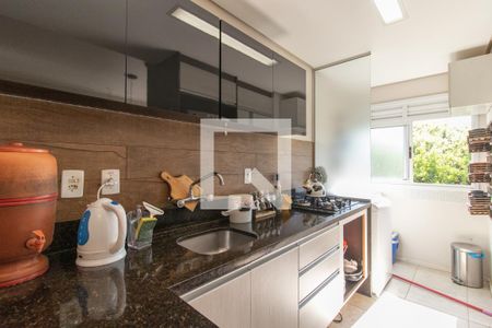 Cozinha e Área de Serviço de apartamento à venda com 2 quartos, 60m² em Aberta dos Morros, Porto Alegre