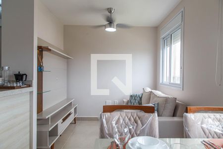 Sala de apartamento à venda com 1 quarto, 33m² em Cidade Mãe do Céu, São Paulo