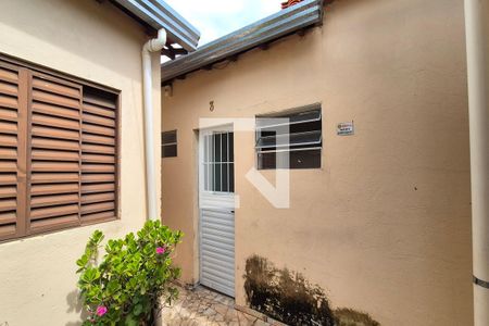 Fachada do Prédio de casa para alugar com 1 quarto, 28m² em Jardim Santa Lúcia, Campinas