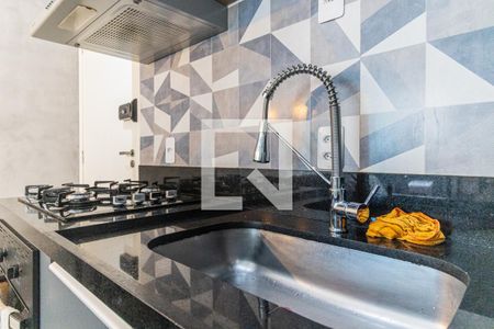 Cozinha - Torneira de apartamento à venda com 1 quarto, 25m² em Bela Vista, São Paulo