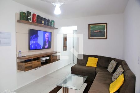 Sala de apartamento para alugar com 1 quarto, 52m² em Guilhermina, Praia Grande
