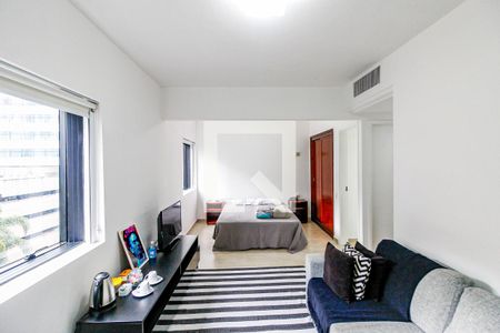 Sala de apartamento para alugar com 1 quarto, 33m² em Cidade Monções, São Paulo