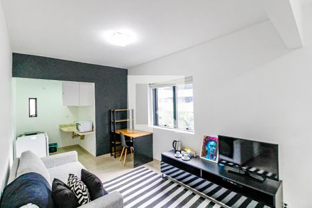 Sala de apartamento para alugar com 1 quarto, 33m² em Cidade Monções, São Paulo