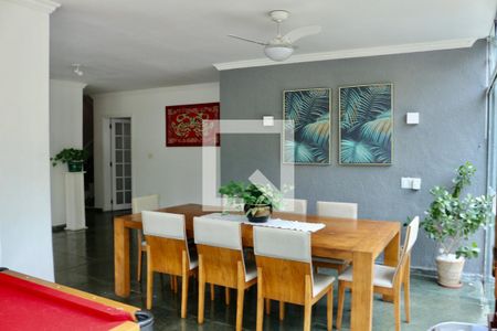 Sala de casa de condomínio para alugar com 5 quartos, 500m² em Enseada, Guarujá