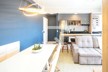 Sala de Jantar de apartamento à venda com 2 quartos, 54m² em Jardim Independência, São Paulo