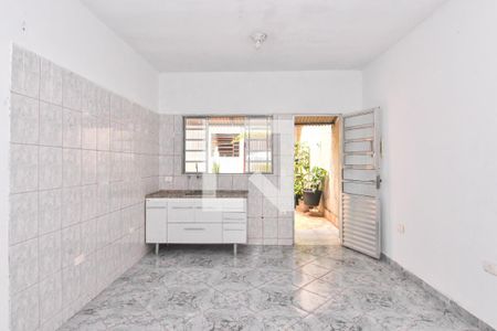Sala/Cozinha de casa para alugar com 1 quarto, 25m² em Vila Industrial, São Paulo