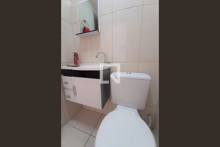 Lavabo de casa de condomínio à venda com 2 quartos, 75m² em Planalto, Belo Horizonte