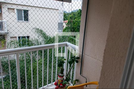 Sala - Varanda de apartamento à venda com 3 quartos, 70m² em Pechincha, Rio de Janeiro