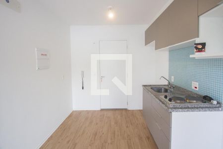 Cozinha de kitnet/studio à venda com 1 quarto, 33m² em Santo Amaro, São Paulo