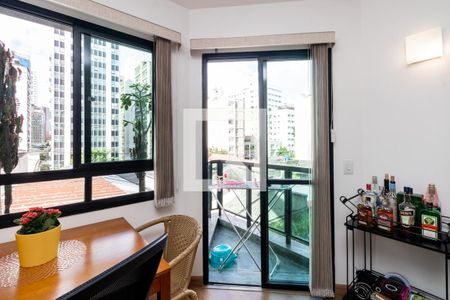 Sala de apartamento à venda com 1 quarto, 50m² em Itaim Bibi, São Paulo