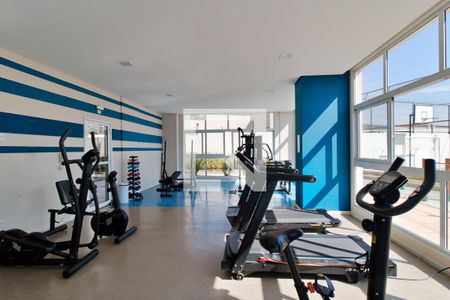 Apartamento à venda com 47m², 2 quartos e 1 vaga Apartamento à venda com 47m², 2 quartos e 1 vagaÁrea comum - Academia