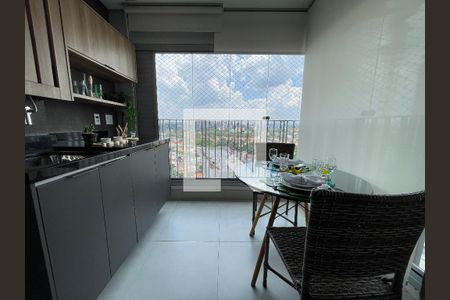 Varanda Sala/Cozinha de apartamento para alugar com 1 quarto, 36m² em Butantã, São Paulo