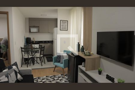 Sala de apartamento à venda com 2 quartos, 42m² em Jardim Esmeraldina, Campinas
