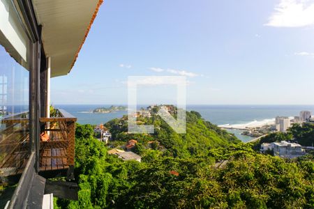 Vista da Sala de casa de condomínio à venda com 5 quartos, 700m² em Joá, Rio de Janeiro