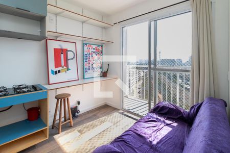 Sala de apartamento para alugar com 1 quarto, 30m² em Barra Funda, São Paulo