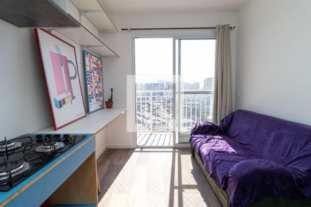 Sala de apartamento para alugar com 1 quarto, 30m² em Barra Funda, São Paulo