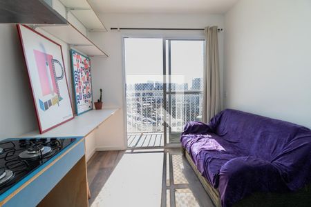 Sala de apartamento para alugar com 1 quarto, 30m² em Barra Funda, São Paulo