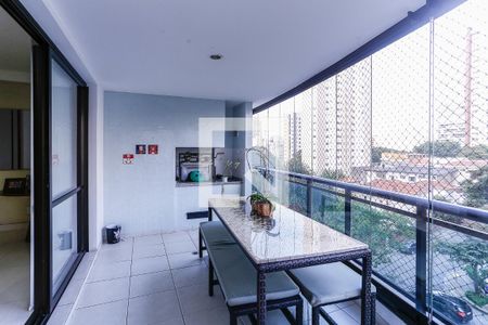 Varanda Gourmet de apartamento para alugar com 3 quartos, 178m² em Vila Anglo Brasileira, São Paulo