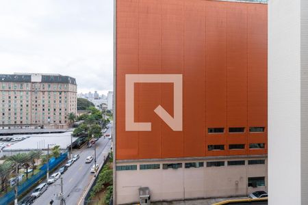 Studio para alugar com 31m², 1 quarto e sem vaga Studio para alugar com 31m², 1 quarto e sem vagaVista da Sacada