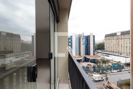 Studio para alugar com 31m², 1 quarto e sem vagaSacada