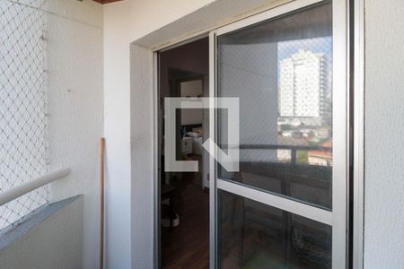 Varanda da sala de apartamento à venda com 2 quartos, 59m² em Vila Gumercindo, São Paulo