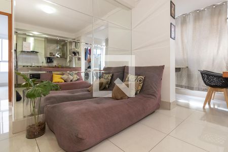 Detalhe Sala de apartamento para alugar com 3 quartos, 74m² em Setor Bueno, Goiânia