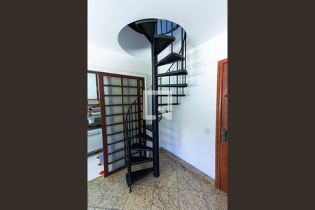 Sala 1 - Escada para Cobertura de apartamento à venda com 3 quartos, 160m² em Botafogo, Rio de Janeiro