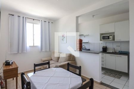 Sala de apartamento para alugar com 2 quartos, 47m² em City Ribeirão, Ribeirão Preto