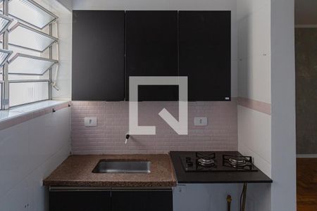 Cozinha de kitnet/studio para alugar com 1 quarto, 37m² em Vila Buarque, São Paulo