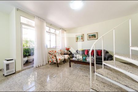 Sala de apartamento para alugar com 3 quartos, 207m² em Adelaide, Belo Horizonte