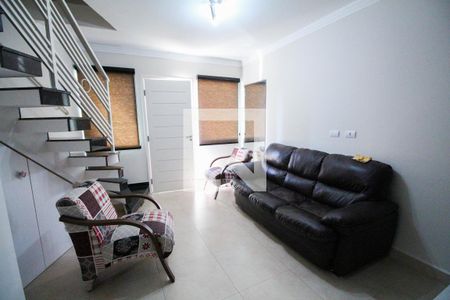 Sala de casa de condomínio para alugar com 2 quartos, 56m² em Parque Mandaqui, São Paulo
