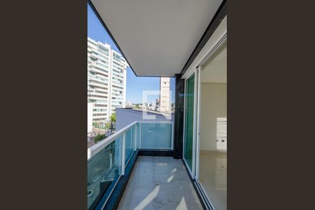 Varanda da Sala de apartamento à venda com 4 quartos, 146m² em Gutierrez, Belo Horizonte